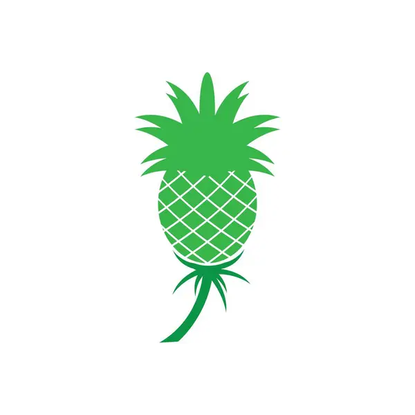 Ananas Tropische Fruchtvektorillustration — Stockvektor