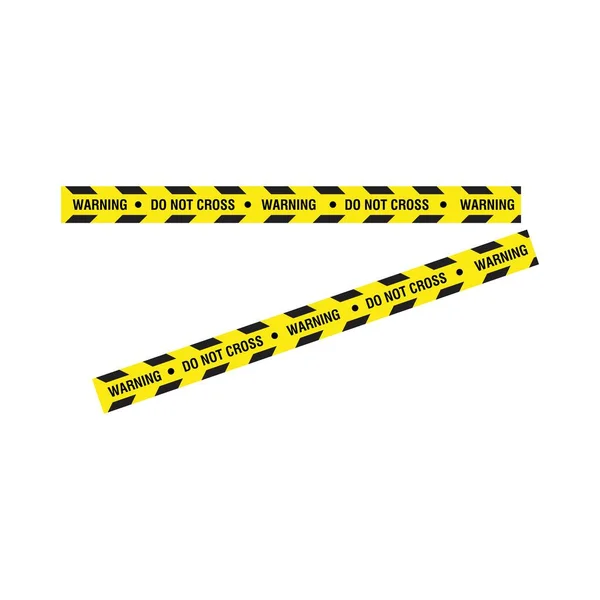 Preto Amarelo Policial Stripe Vector Ilustração Design — Vetor de Stock