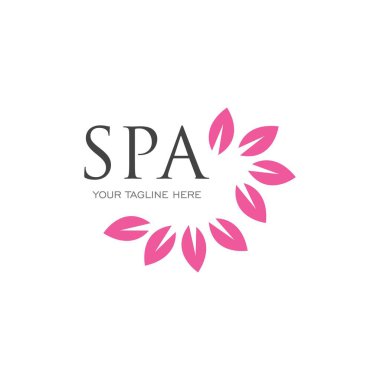 spa logo vektör çizim şablonu
