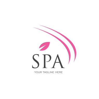spa logo vektör çizim şablonu