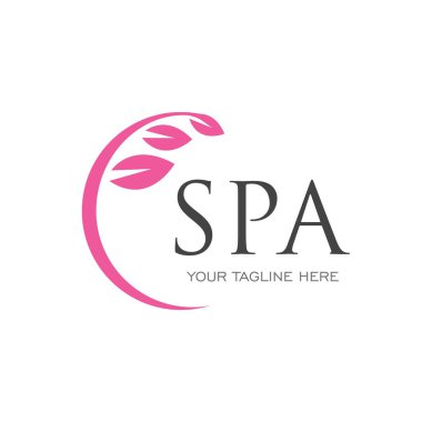 spa logo vektör çizim şablonu