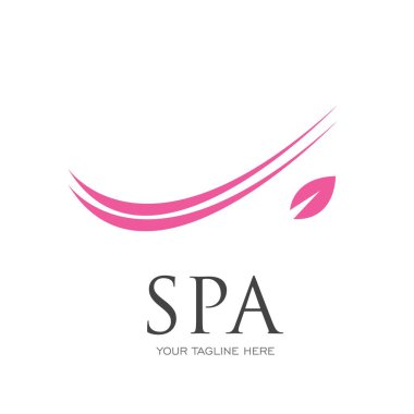 spa logo vektör çizim şablonu