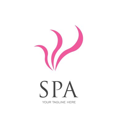 spa logo vektör çizim şablonu