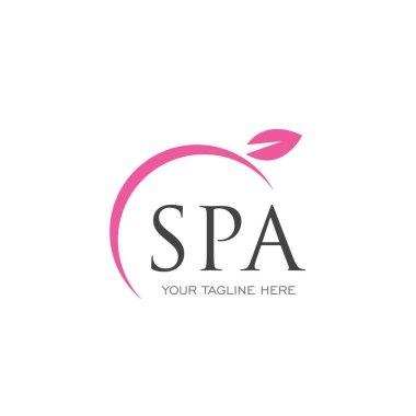 spa logo vektör çizim şablonu