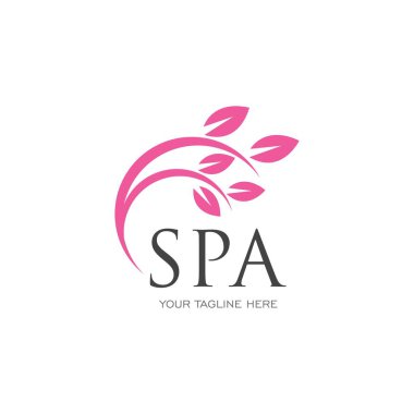 spa logo vektör çizim şablonu