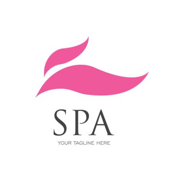 spa logo vektör çizim şablonu