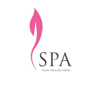 spa logo vektör çizim şablonu
