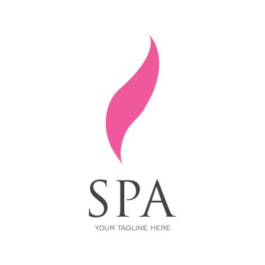 spa logo vektör çizim şablonu