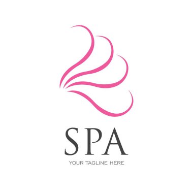spa logo vektör çizim şablonu