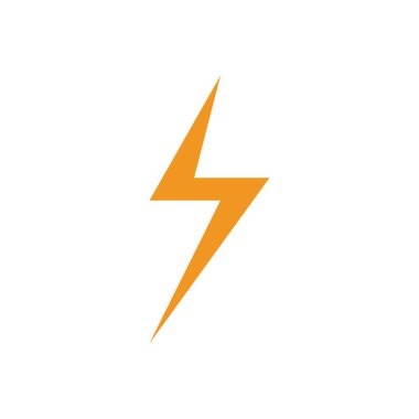 Yıldırım logosu çizimi tasarımı