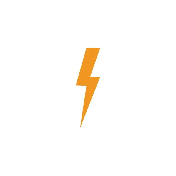 Thunderbolt Logo Illustration Design — Stock Vector