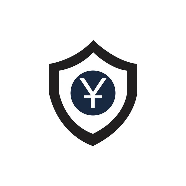 Yuan China Geld Vektor Symbol Illustration Design Vorlage Vektor — Stockvektor