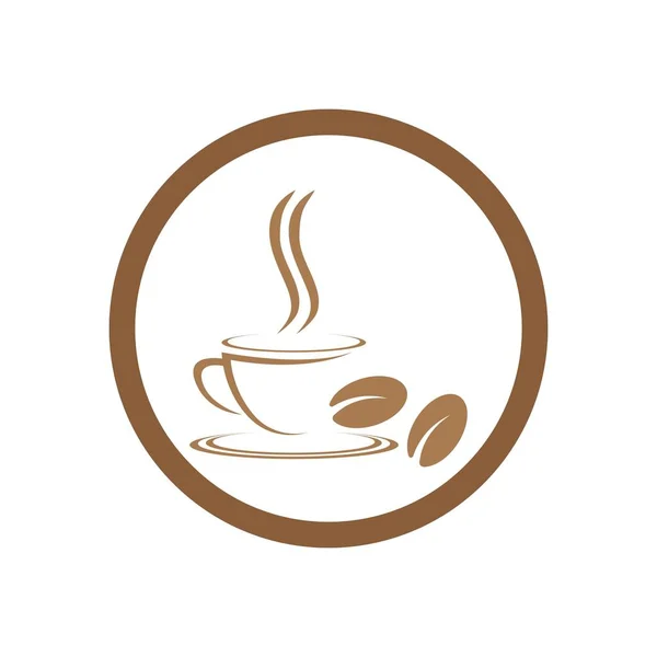 Kreative Kaffeetasse Logo Vorlage Vektorsymbol Vector — Stockvektor
