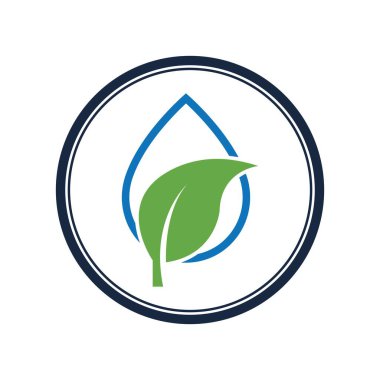 Su dalgası logosu çizim şablonu