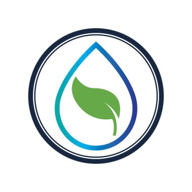 Su dalgası logosu çizim şablonu