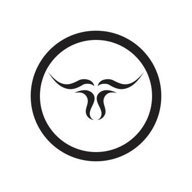 Boğa boynuzu logosu ve semboller simge uygulaması