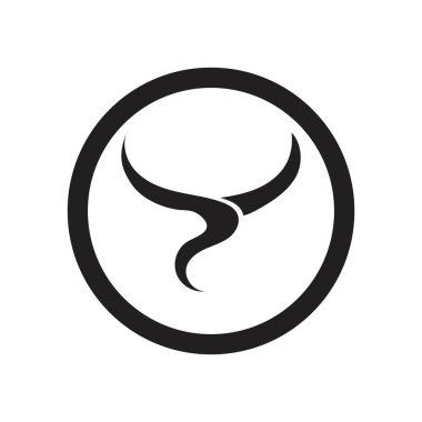 Boğa boynuzu logosu ve semboller simge uygulaması