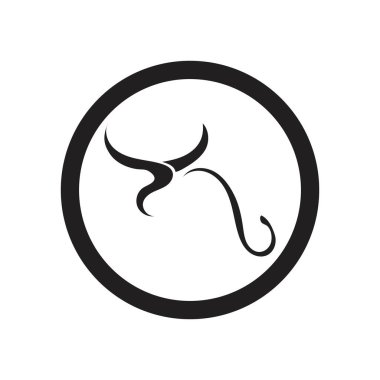 Boğa boynuzu logosu ve semboller simge uygulaması