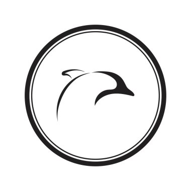 İllüstrasyon Yunus Logo Vektörü tasarım şablonu