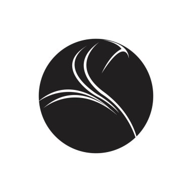 Muslimah tesettür logo şablon vektör illüstrasyon tasarımı