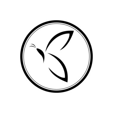 Kelebek günlük çizimi tasarım şablonu            