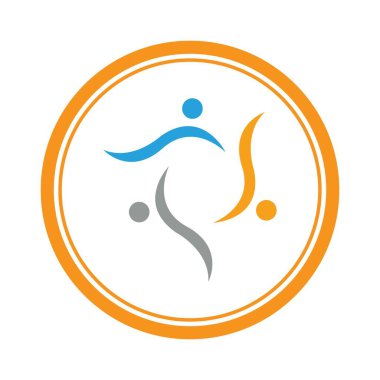 topluluk logosu çizim şablonu