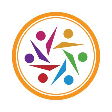 topluluk logosu çizim şablonu