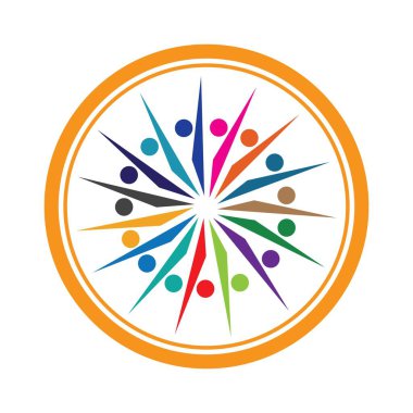 topluluk logosu çizim şablonu