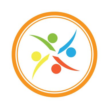 topluluk logosu çizim şablonu