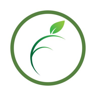 ekoloji logosu çizim şablonu