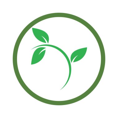 ekoloji logosu çizim şablonu