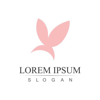 Tavşan şablonu vektör resimleme tasarımı