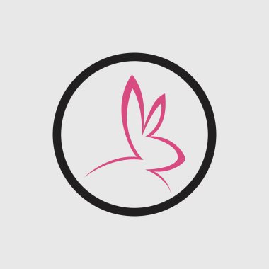 Tavşan vektör resimleme tasarımı