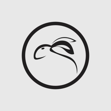 Tavşan vektör resimleme tasarımı