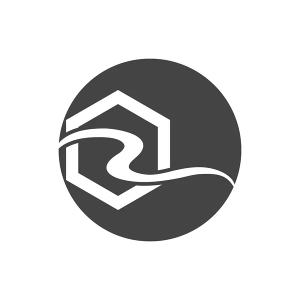 Письмо Бизнес Абстрактный Векторный Дизайн Логотипа Единства Шаблон — стоковый вектор
