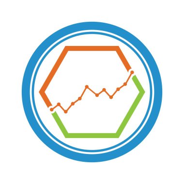 finanse logo vektör illüstrasyonu