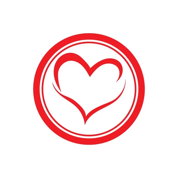 Heart Icon Vector Perfect Love Symbol — Stock Vector