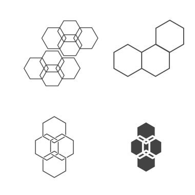 bal peteği logo illüstrasyon tasarımı