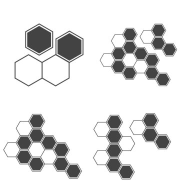 bal peteği logo illüstrasyon tasarımı
