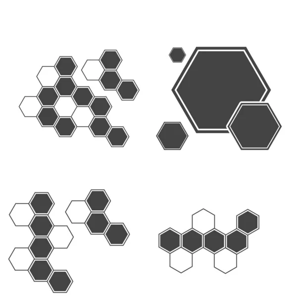 蜂窝标识图解设计 — 图库矢量图片