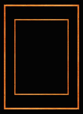 Siyah zemin üzerinde altın çerçeve, kartpostallar ve diğer çizimler için akrilikle boyanmış.