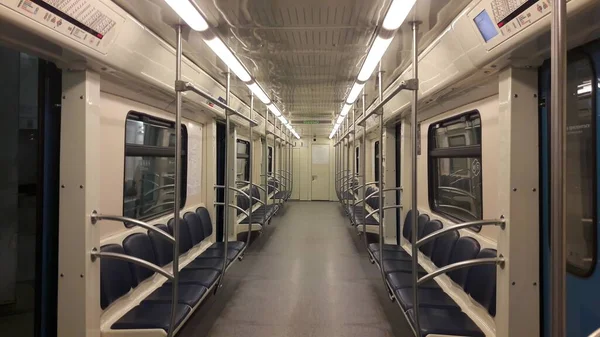 Empty Carriage Moscow Metro — Stock Photo, Image