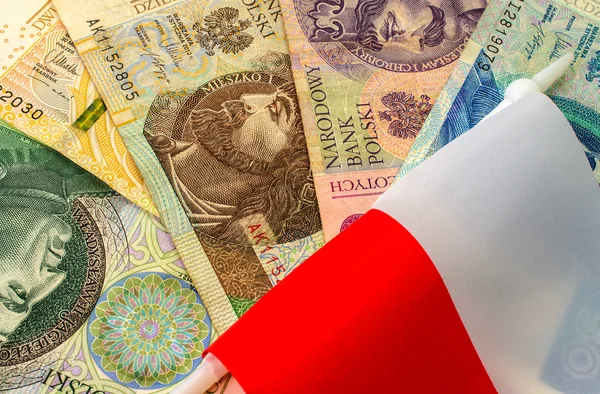 Polonya Zlotisi. Farklı mezhep birçok banknotlar.