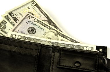 M-cüzdanda para. İzole.