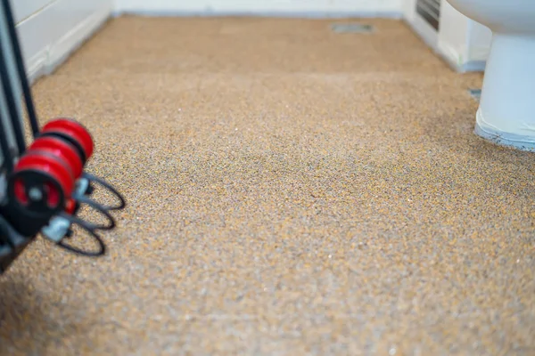 Color Flake Flooring Textured Background Close Color Flakes Make Resinous — Stock Photo, Image