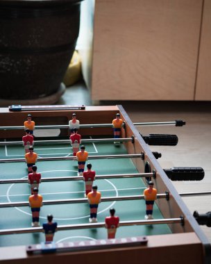 Langırt masası futbolu, spor takımı futbol maçı..