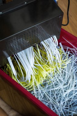 Belgeler için güvenlik parçalama