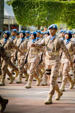 Putrajaya, Malezya - 31 Ağustos 2019: Dataran Putrajaya 'da 62. Malezya Bağımsızlık Günü sırasında.