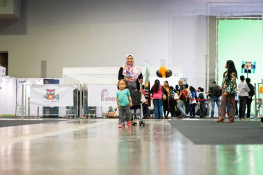 Kuala Lumpur, Malezya - 14 Eylül 2019: Malezya Uluslararası Ticaret ve Sergi Merkezi 'nde (Mitec).