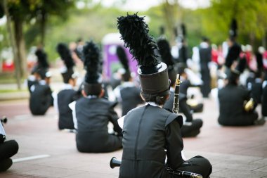 Putrajaya, Malezya - 31 Ağustos 2019; 62 Malezya Bağımsızlık Günü Geçidi sırasında Gençlik Kutlaması 31 Ağustos 2019 'da Dataran Putrajaya' da.